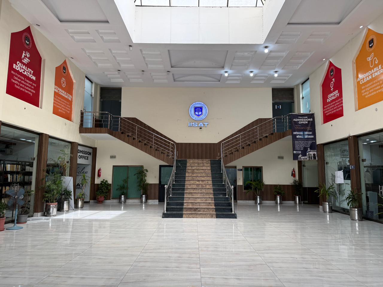 IISAT University entrance arches